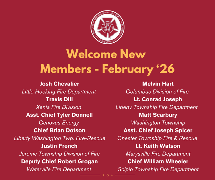 Welcome New Members Welcome New Members